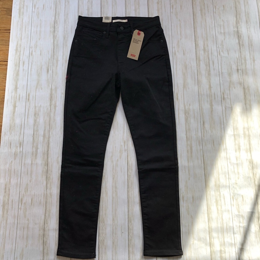 Levi’s NWT 721 black high waisted jeans - Picture 1 of 6